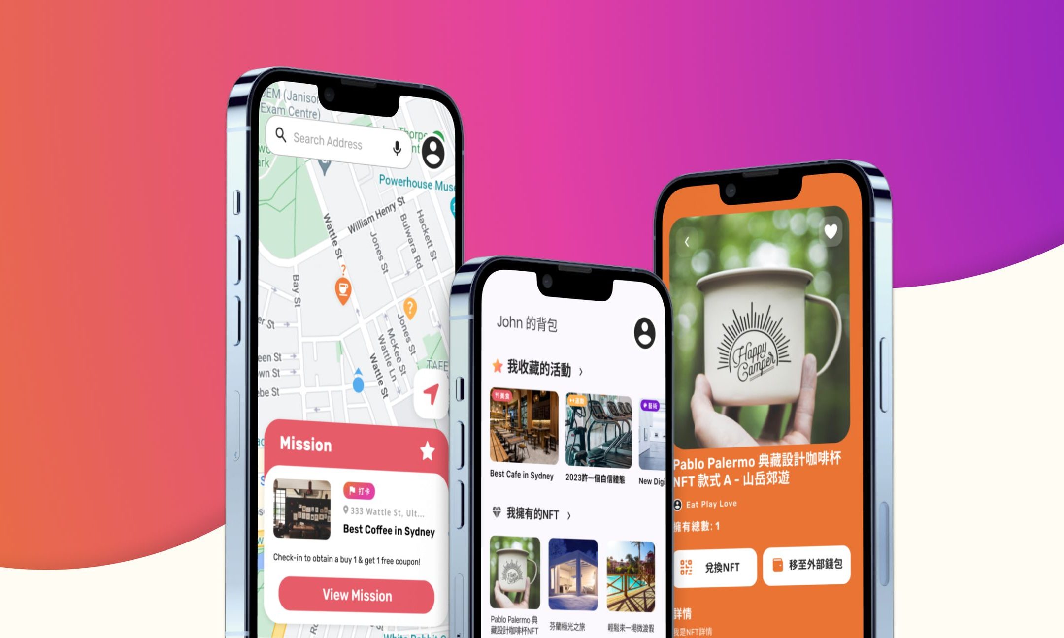 MZYME – web3-based LBS app